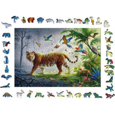 Puzzle di Legno Tigre - 500 Pezzi